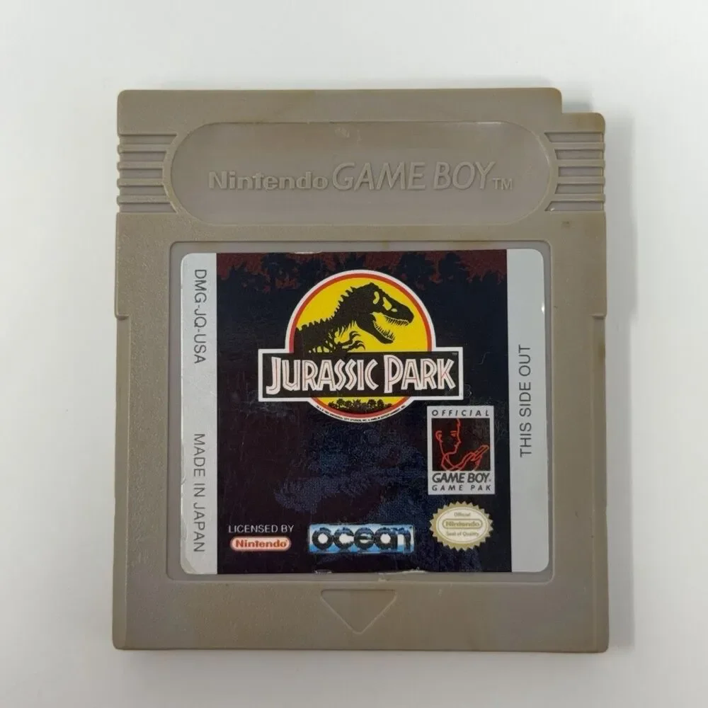Jurassic Park Nintendo Game Boy GB 1993 Cartridge Cart Only